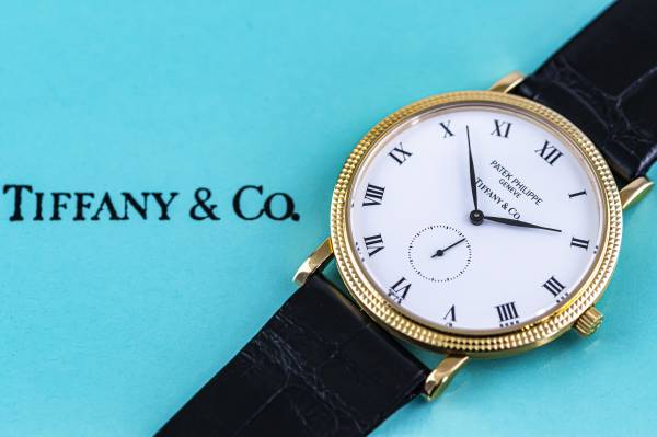 Patek Philippe seltene CALATRAVA | 3919J | signiert TIFFANY & CO | Box und Extract